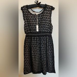 New Max Studio- mini dress, black, medium, sleeveless